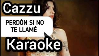 Cazzu perdón si no te llamé Karaoke