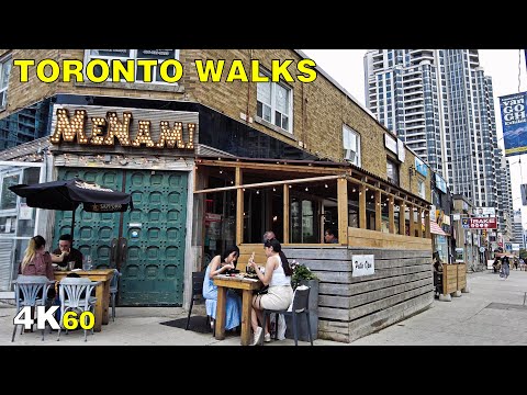 North York Outdoor Dining Walk on Yonge St in Toronto  (June 13, 2021)