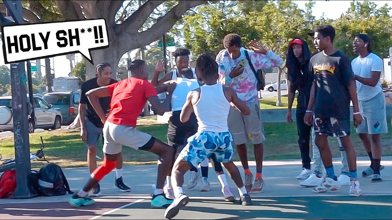 COMPTON Trash Talkers Wanted To Fight !! 5v5 Basketball