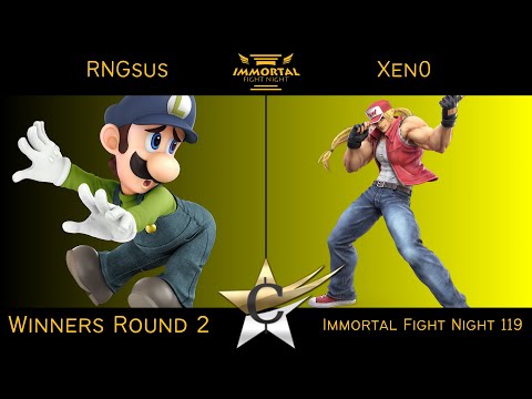 Immortal Fight Night 119 Winners Round 2 - RNGsus (Luigi) vs Xen0 (Terry) Smash Ultimate - SSBU