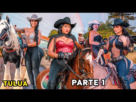 Increíble CABALGATA en la FERIA DE TULUÁ 🎉 COLOMBIA 😍 Hermosas Amazonas a Caballo 🐴