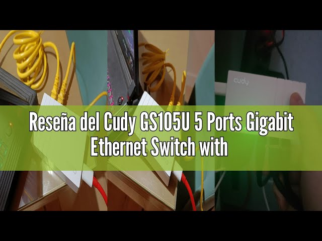 Vídeo relacionado con Cudy Switch Ethernet 5 Puertos 2,5G Gestionado USB‑C HS105U