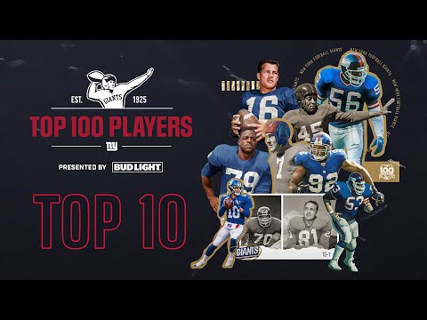 TOP 10 NAMES REVEALED! | Giants Top 100 Players | New York Giants