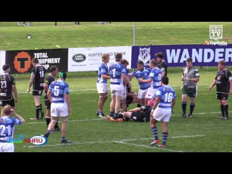 2016 NHRU Round 14 Premier 3 Highlights - Wanderers v Maitland