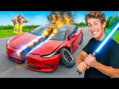 Destroying My Friends Car, Then Buying Him a New One!