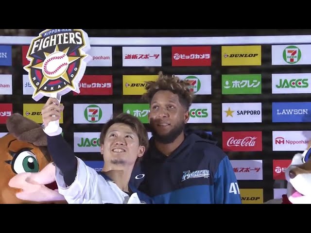 ファイターズ・ロドリゲス投手・西川選手ヒーローインタビュー 2019/8/4 F-H