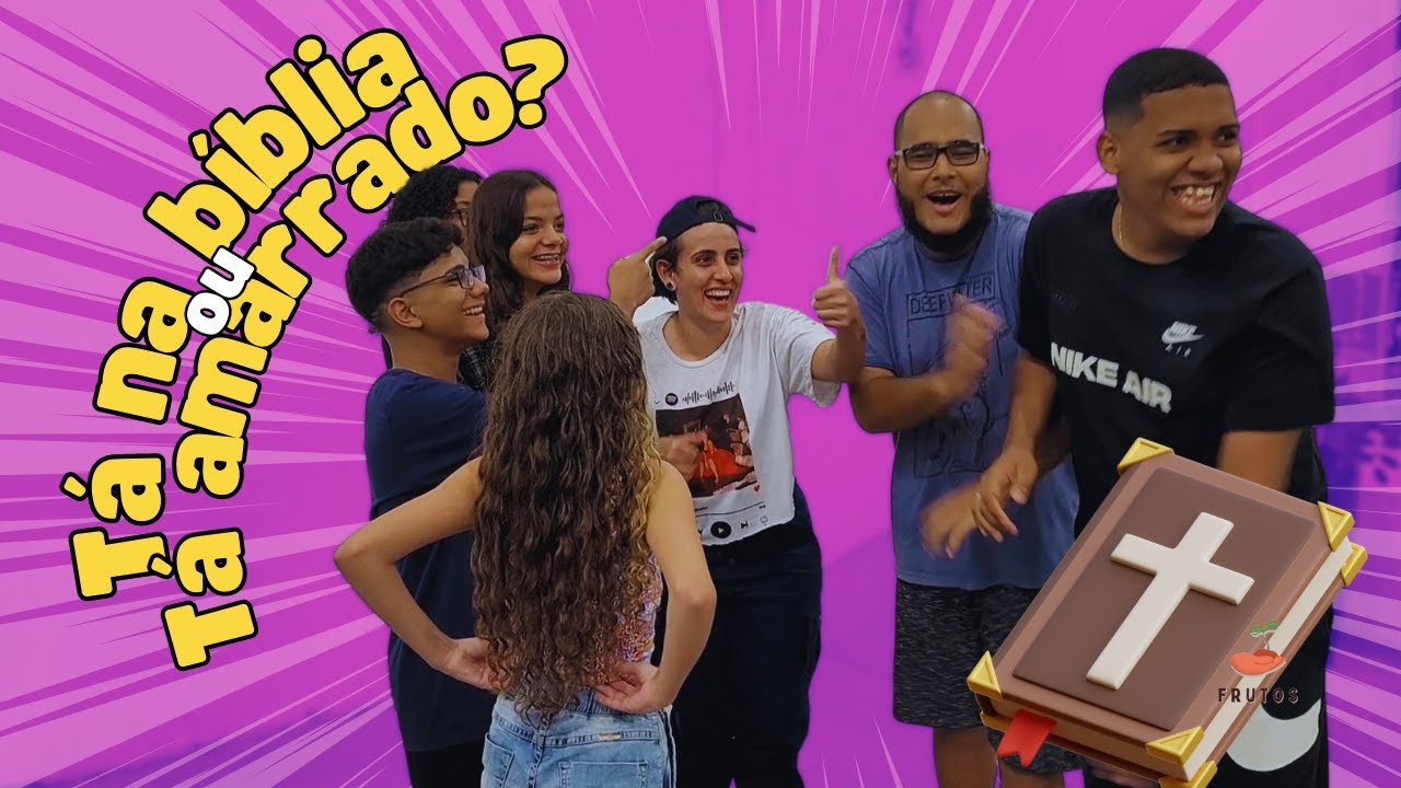 Tá na bíblia ou Tá amarrado? #3 | JOGOS E GINCANA COM JOVENS E ADOLESCENTES | Projeto Frutos