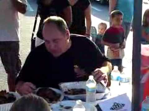 Big "Twinkie" Myke In Rib Eating Contest