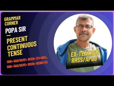 Tense Easy Trick | PRESENT CONTINUOUS | #englishgrammar  #grammarrule #grammartutorial #english