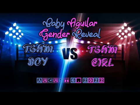 Baby Aguilar WWE style Gender Reveal