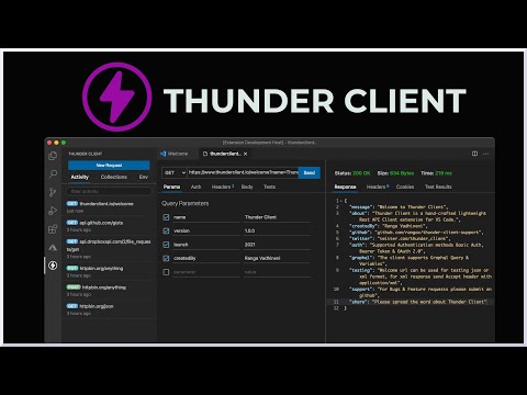 Thunder Client - Postman dentro de Visual Studio Code