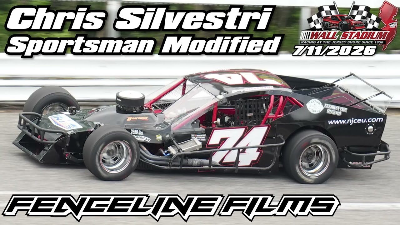 Chris Silvestri Sportsman Modified at Wall Stadium
