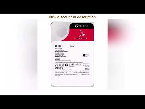 Latest Products You Must Know! FOR New Seagate IronWolf Pro ST16000NT001 16TB 7200RPM 256MB 6Gb/s