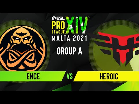 CS:GO - ENCE vs. Heroic [Mirage] Map 1 - ESL Pro League Season 14 - Group A