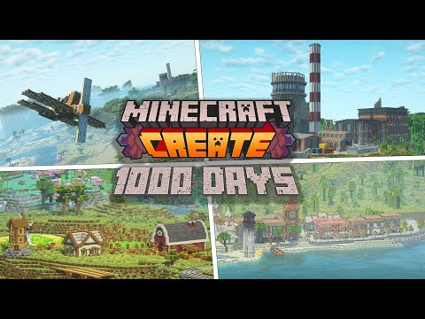 I Survived 1000 Days in Survival Create Minecraft [FULL MOVIE]