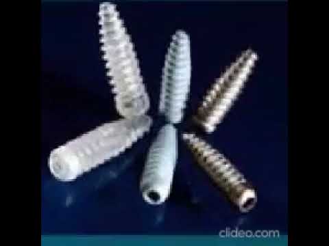 Titanium acl interference screws