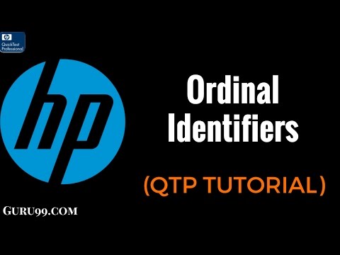 Ordinal Identifiers - HP UFT/ QTP TutoriaL #21