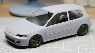 Building Your First Scale Model Car: Preparing the Body for Paint
