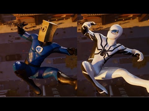 Peter Crafts the Advanced Suit Cutscene (With Fantastic Four Update Suits)