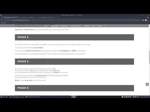 ArcoLinux : 2082 ArcoLinux has a learning path - Join the ArcoLinux University