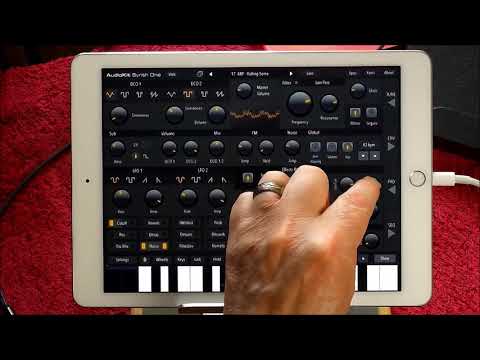100% FREE AudioKit Synth One - The ELECTRONISOUNDS Patch Bank - iPad