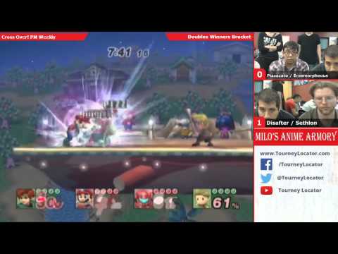 Cross Over PM - Disafter / Sethlon vs Erasmorpheous / Pizzacato - Doubles Winners