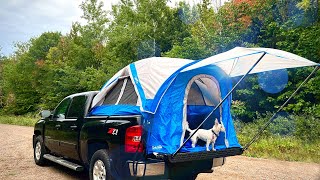 Truck Tent Camping In Woods - Quictent Pickup Truck Tent