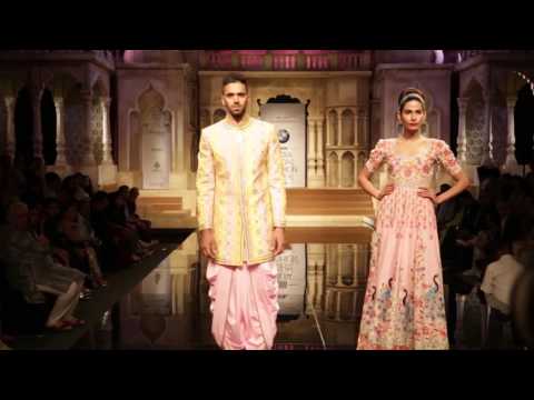 Rinku Pahel walks at BMW India Bridal Fashion Week 2015