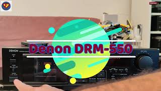 Video thumbnail for Denon DRM-550 cassette deck review and features - Line out direct on TDK MA/SA-X/D and BASF Sound 1 by Fubar