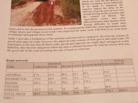 Details on Road Rehabilitation in Infrastructure Report