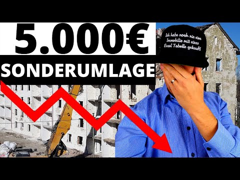 Höchste Sonderumlage bei unseren Immobilieninvestments