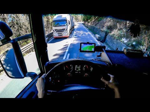 POV Driving Scania R450 - Romania