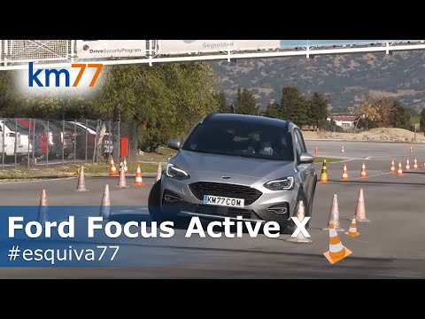 Ford Focus Active X Sportbrake 2020 – Maniobra de esquiva y eslalon | km77.com