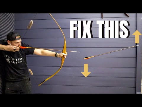 How To Quickly Fix Poor Arrow Flight (Traditional archery arrow tuning)