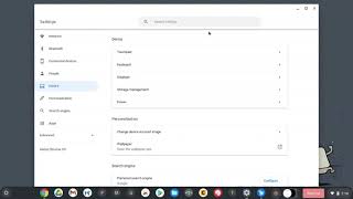 CHROMEBOOK. Touchpad & Device Settings.