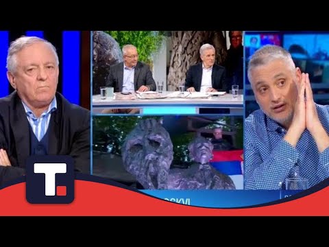 Spomenik Slobodanu Miloševiću u Moskvi - Dragoljub Kočović i Čedomir Jovanović • DOBRO JUTRO TANJUG