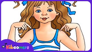 Head Shoulders Knees and Toes | Nursery Rhymes | Body Parts Song for Children | The Kiboomers