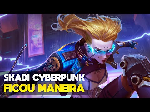 SKIN CYBERPUNK TEM O SEU VALOR! SKADI ADC - Conquista