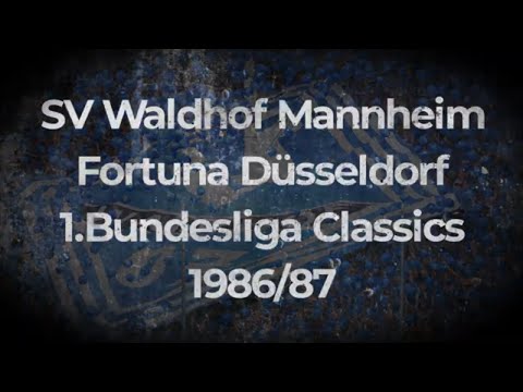 SV Waldhof Mannheim vs Fortuna Düsseldorf 1.Bundesliga Classics 1986/87