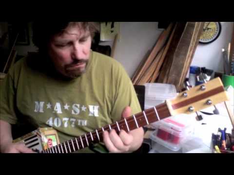 4 string cigar box guitar