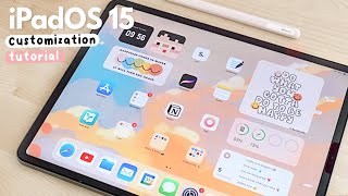 How to customize your home screen in iPadOS 15 ✨🍎 (+ widgets, wallpaper)