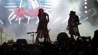 Aerosmith - intro- let the music do the talking-  live Firenze rocks 23-06-2017