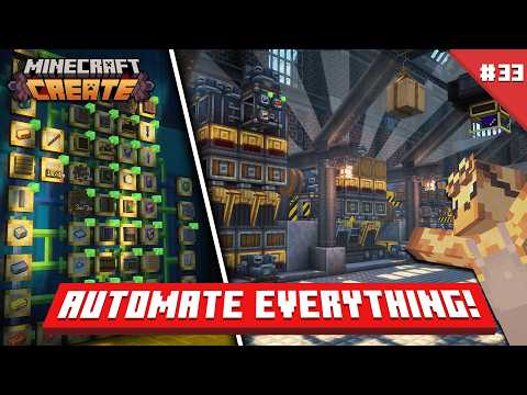 Automating ALL THE ITEMS in Minecraft Create Mod! [#33]