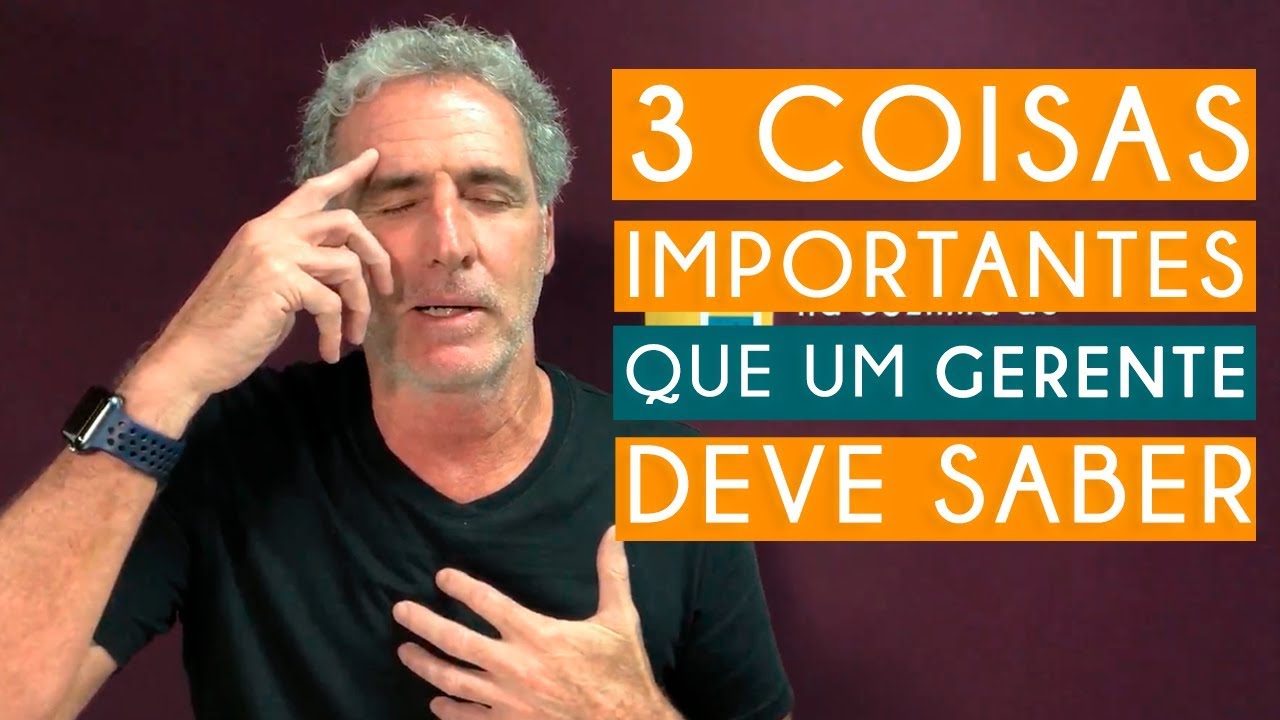 3 Coisas importantes que um GERENTE de restaurante deve saber