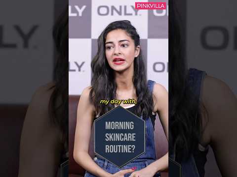 Ananya Panday’s Morning SKINCARE ROUTINE👀 #shorts #skincare #trending