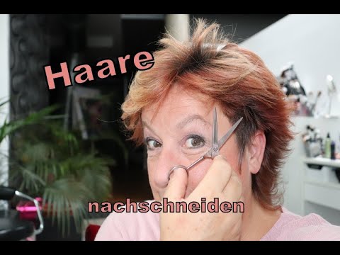 DIY haircut, side trimming, easy haircut, cutting fine hair