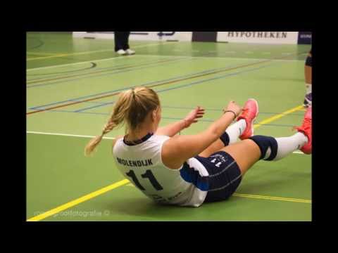 161015 Sliedrecht Sport Dames 1 - TalentTeam Papendal Arnhem (Foto's: Ron de Groot)