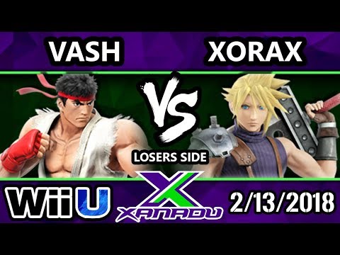 S@X 241 Smash 4 - Vash (Ryu) Vs. Xorax (Cloud) - SSB4 Losers Top 8 - Smash Wii U