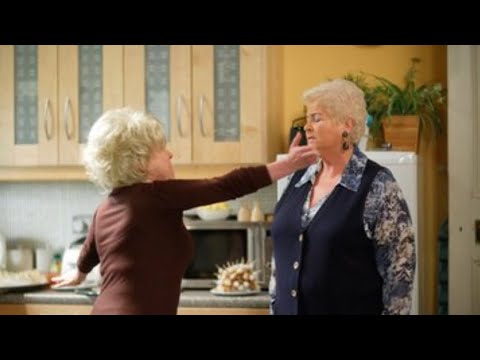 EastEnders - Pat Evans & Peggy Mitchell Slap Each Other (1st April 2008)