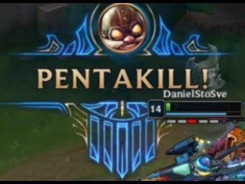 Corki 1v5 Pentakill | League of Legends